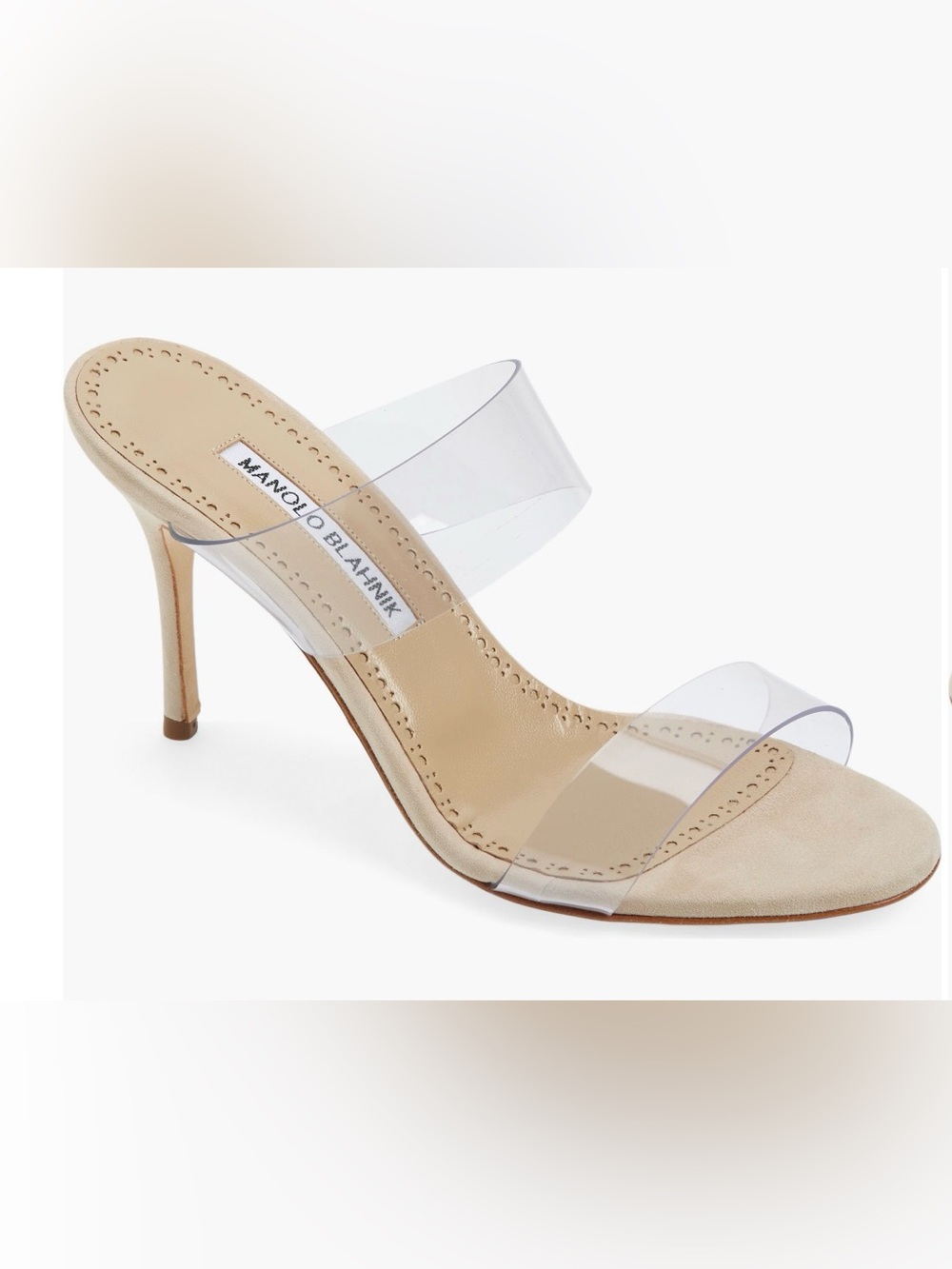Manolo Blahnik PVC SCOLTO Sandals Shoes US 8